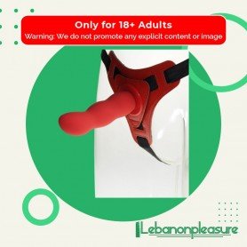 Red Deep Climax Strap On Dildo Realistic Penis Harness SO-021