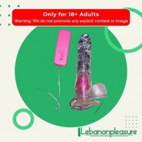 Crystal Lover Jelly Realistic Vibrator with Suction Cup RSV-065