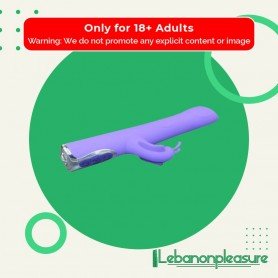 Black T-Transfer Stick Rabbit Vibrator RV-021