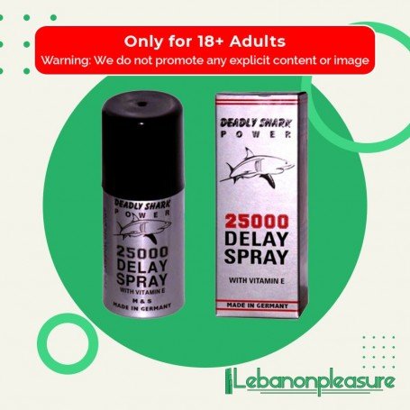 DEADLY SHARK 25000 DELAY SPRAY FOR MEN WITH VITAMIN E DTZ-007