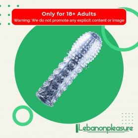 Crystal Genital Sleeve Textured Extension PES-021